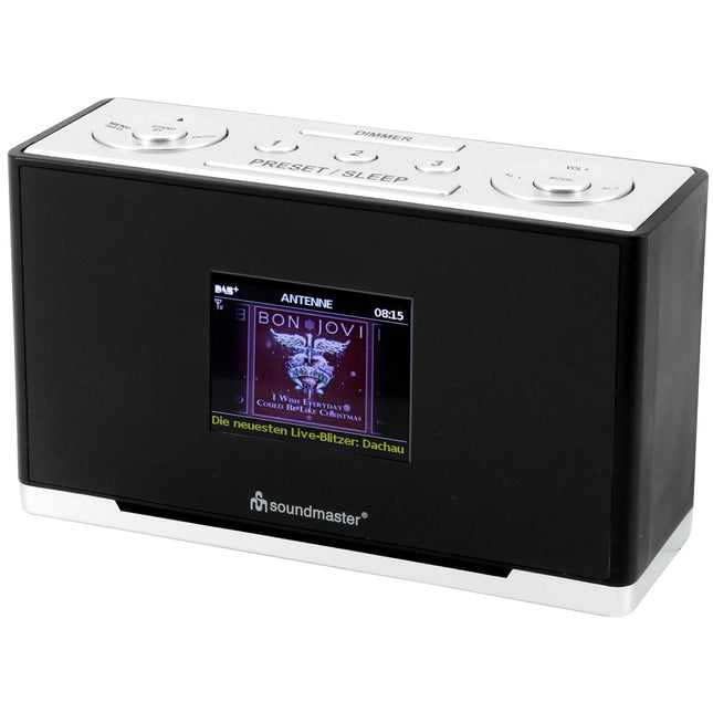 Rádio UR240SW DAB+/FM s rychlou volbou a funkcí radiobudíku