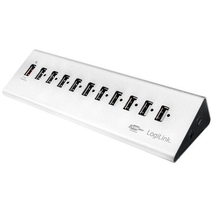 USB 2.0 rozbočovač 10+1 rychlé nabíjení