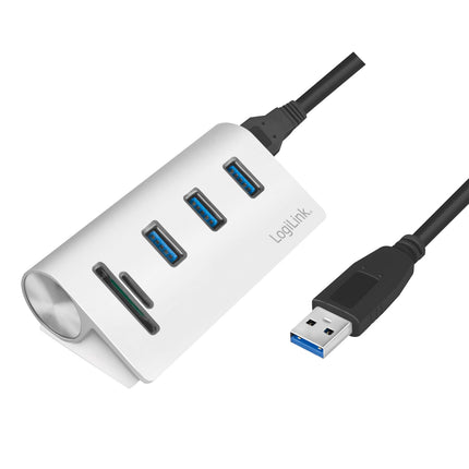 USB3.0 3-Port-Hub + Speicherkartenleser