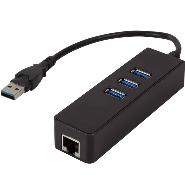USB 3.0->RJ45 Gigabit USB-Hub