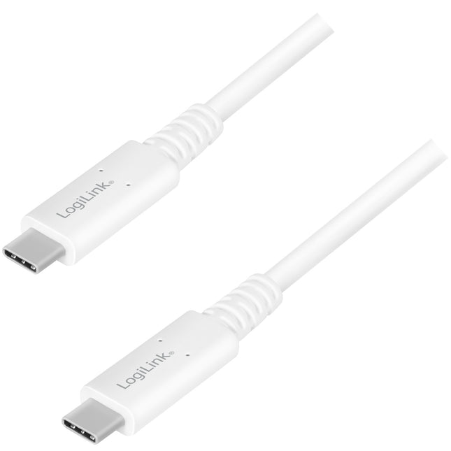 USB 4 Gen3x2 USB-C - USB-C, 40 Gbit/s 100 W 0,8 m Weiß