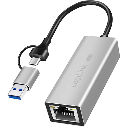 USB-A/USB-C -> 2,5 Gigabit Netzwerkadapter RJ45