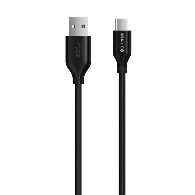 USB-A-auf-USB-C-Kabel 2 m Schwarz