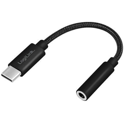 USB-C 3,5-mm-Audioadapter mit DAC 13 cm Nylonkabel