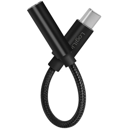 USB-C 3,5-mm-Audioadapter mit DAC 13 cm Nylonkabel