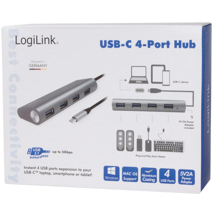 USB-C 4-Port USB-Hub