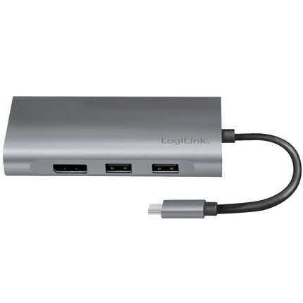 USB-C-Dock 8-in-1 HDMI/DP/RJ45/USB/USB-C 100 W