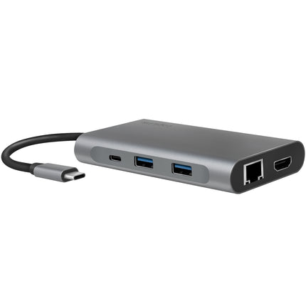 USB-C-Dock 8-in-1 HDMI/DP/RJ45/USB/USB-C 100 W
