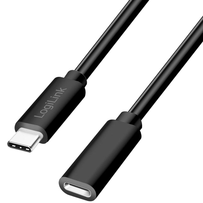 USB-C Verlängerungskabel, 60 W, 3 m, Schwarz
