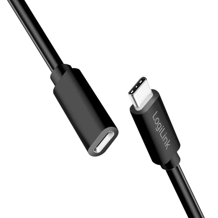 USB-C Verlängerungskabel, 60 W, 3 m, Schwarz