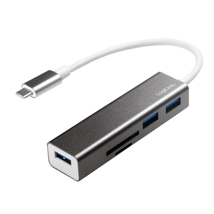 USB-C-Hub mit 3 Anschlüssen + Speicherkartenleser