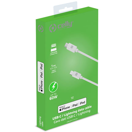 USB-C – Lightning-Kabel 60 W MFI 1 m