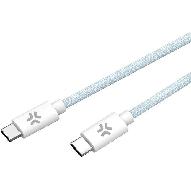 USB-C - USB-C-Kabel 60 W 1,5 m Hellblau