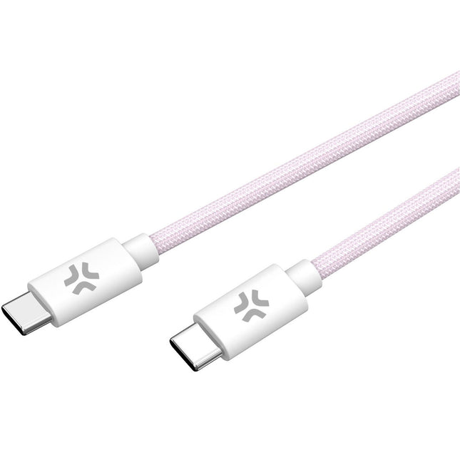 USB-C - USB-C-Kabel 60 W 1,5 m Rosa
