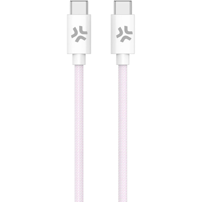 USB-C - USB-C-Kabel 60 W 1,5 m Rosa