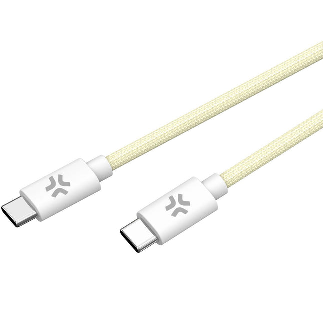 USB-C - USB-C-Kabel 60 W 1,5 m Gelb
