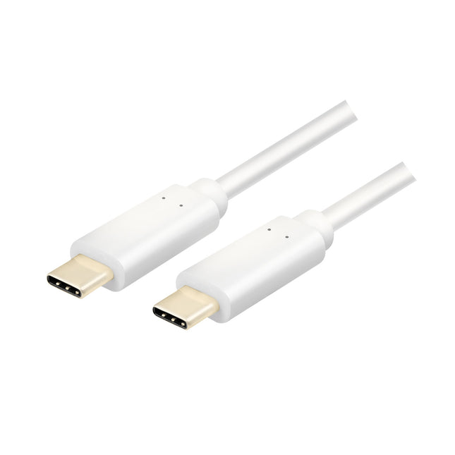 USB-C - USB-C-Kabel USB 3.2 Gen2x1 60W 1m Weiß