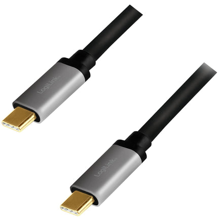 USB-C cable USB 3.2 Gen2 PD 3.0 100W 10Gbps 4K/60Hz Alu 1m