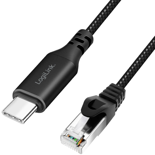 USB-C auf RJ45 Ethernet Kabel, 1 Gbit/s, 1m Länge