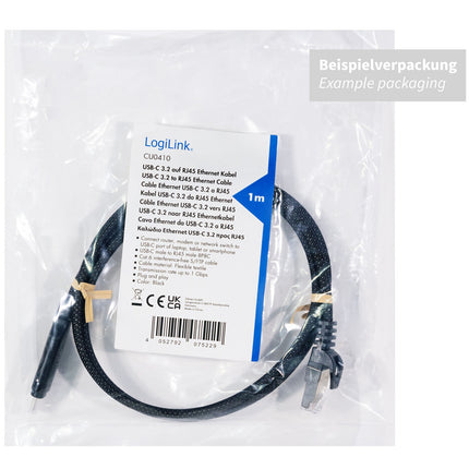 USB-C auf RJ45 Ethernet Kabel, 1 Gbit/s, 1m Länge