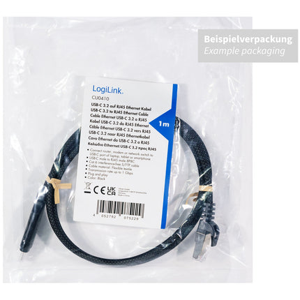 USB-C-auf-RJ45-Ethernet-Kabel, 1 Gbit/s, 2 m Länge