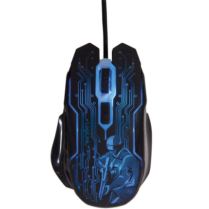 USB Gaming-Maus, 2400 DPI, 6 Tasten, LED-Anzeige