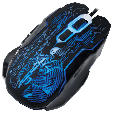 USB Gaming-Maus, 2400 DPI, 6 Tasten, LED-Anzeige