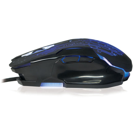 USB Gaming-Maus, 2400 DPI, 6 Tasten, LED-Anzeige