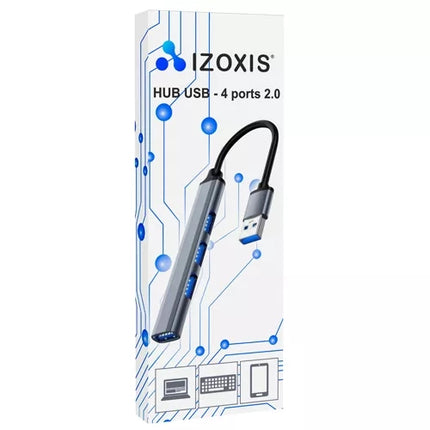 USB-HUB - 1 Anschluss 3.0 + 3 Anschlüsse 2.0 Izoxis 23316 