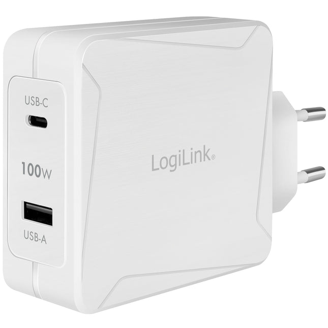 USB-Ladegerät 1 x USB-C PD 1 x USB-A 100 W GaN