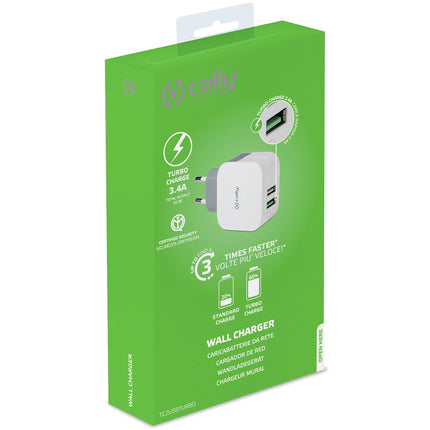 USB-Ladegerät 2xUSB 3,4A (17W)