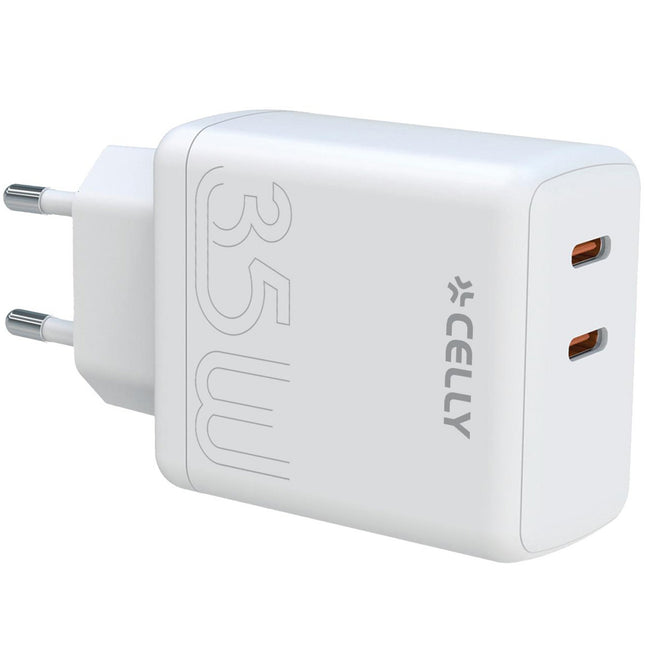 USB-Ladegerät 2 x USB-C PD 35W Weiß
