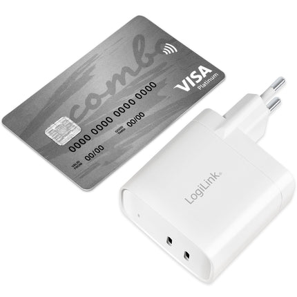 USB charger 2 x USB-C PD 65W GaN