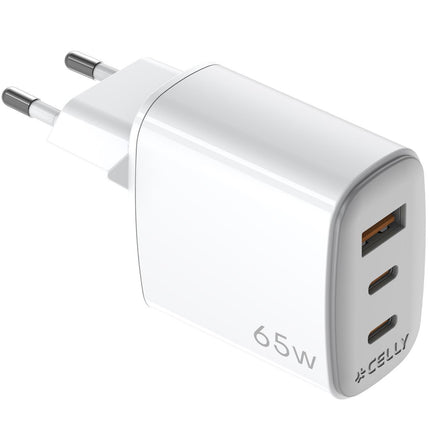 Chargeur USB GaN 1 x USB-A + 2 x USB-C PD 65W