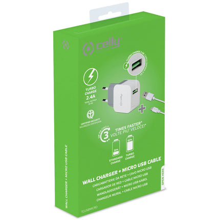 USB-Ladegerät MicroUSB 2.4A