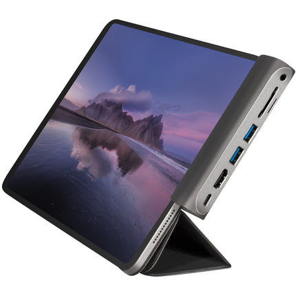 USB-Dockingstation iPad 7-Port USB3.2 Alu