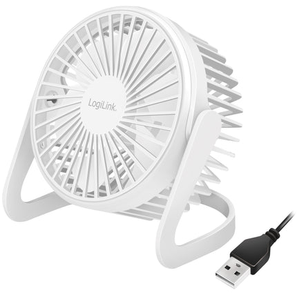 USB-Ventilator Ø12,7 cm Weiß