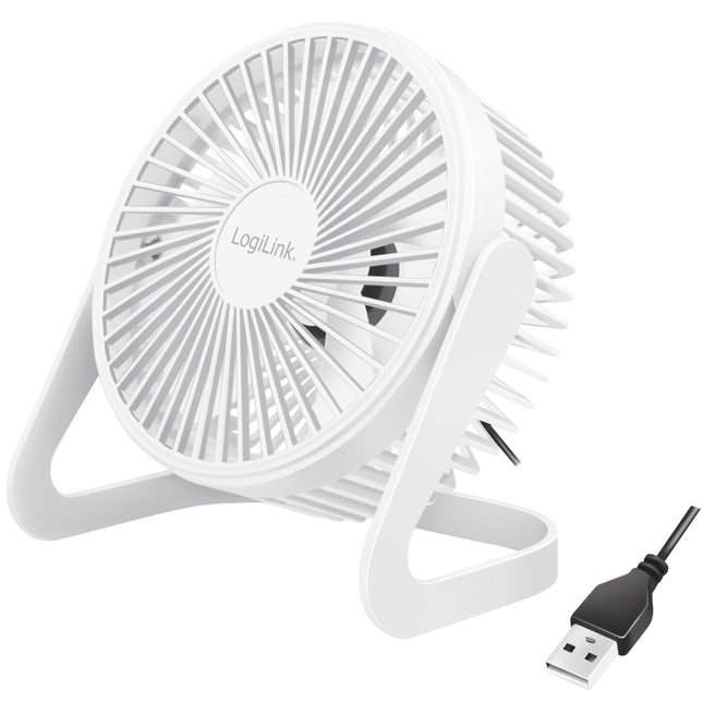 USB-Ventilator Ø15,24 cm Weiß