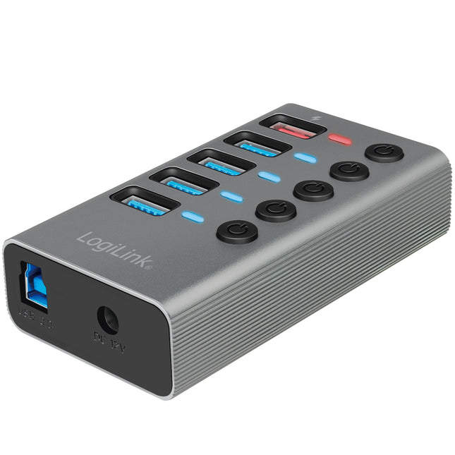 USB-Hub 4+1 Port mit separaten Ein-/Aus-Tasten USB 3.2 Gen 1
