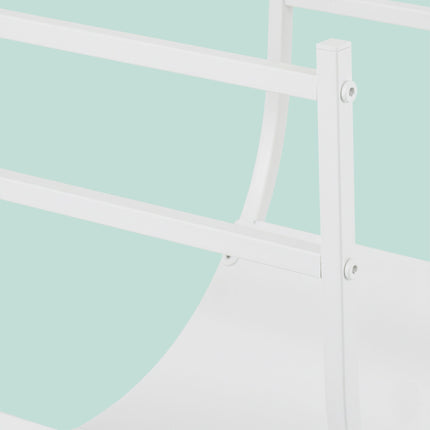 U-förmiges Metall-Kaminholzregal – Halbrundes Design
