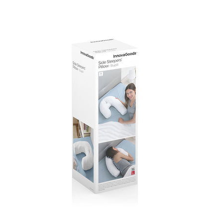 Ergonomický polštář U pro spaní na boku Slupill InnovaGoods