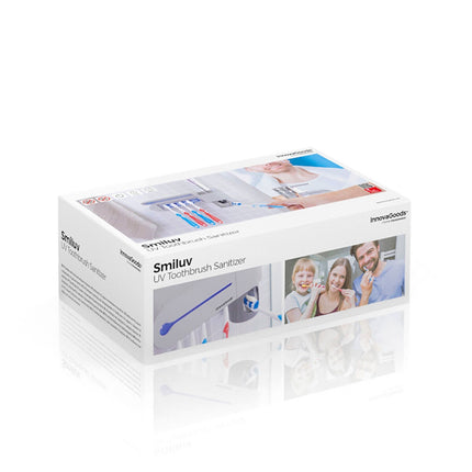 UV-Zahnbürstensterilisator mit Ständer und Zahnpastaspender Smiluv InnovaGoods