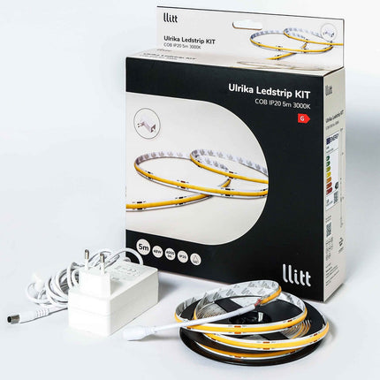 Ulrika Ledstrip-Kit COB-LED IP20 5m??? 3000K???