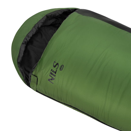 Ultraleichter Schlafsack, Schwarz-Grün, 5-20°C, 710g