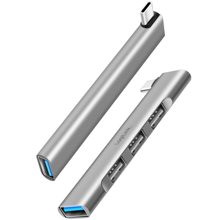 Ultraschlanker 4-Port-USB-C-Hub 1 x USB-A3.0, 3 x USB-A2.0