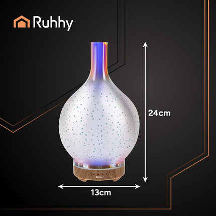 Ultraschall Aroma Diffusor Luftbefeuchter, 200ml, LED-Lichter
