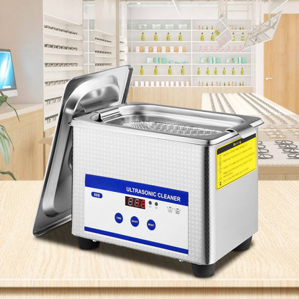 Ultrasonic Cleaner 0.8L, Digital Timer, Stainless Steel