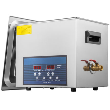 Ultrasonic Cleaner 10L, 28/40kHz Dual Frequency, Heater