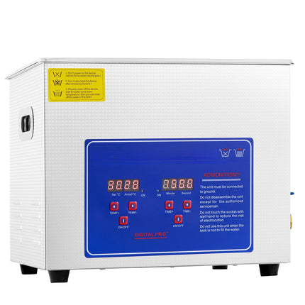 Ultrasonic Cleaner 10L, 40kHz, Digital Timer, Heater