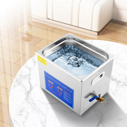 Ultrasonic Cleaner 10L, 40kHz, Digital Timer, Heater